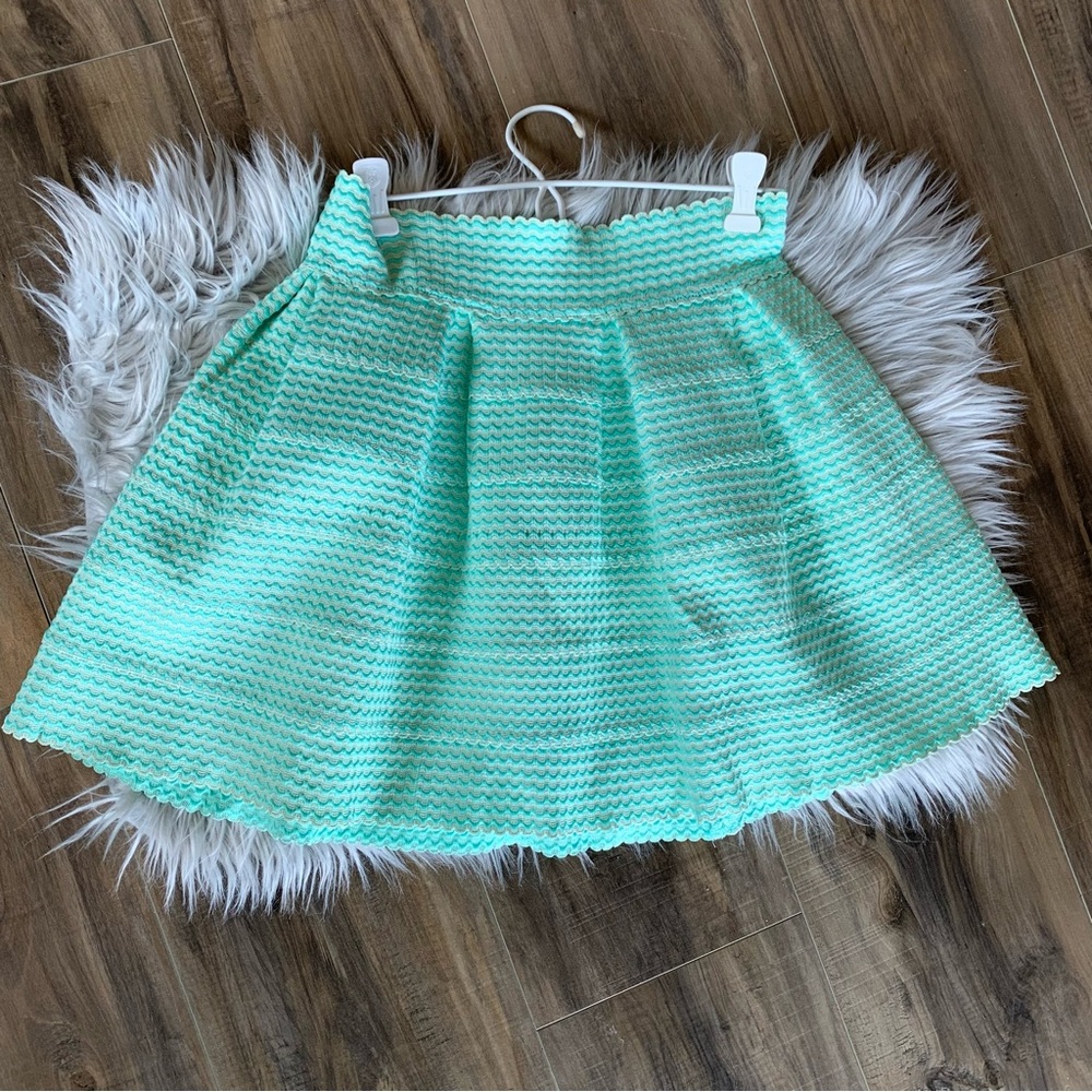Coquette GirlTeal Skirt L’ATISTE Teal Peplum Women's Spring Easter Skirt Size S